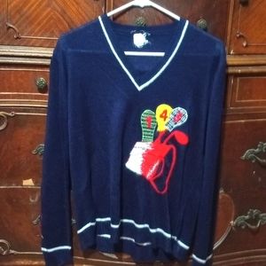 Vintage Cyn Lee Shirlee Golf Sweater